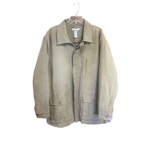 Breakwater  Vintage Men’s Tan Quilted Jacket - Barn Jacket Size XL NWT